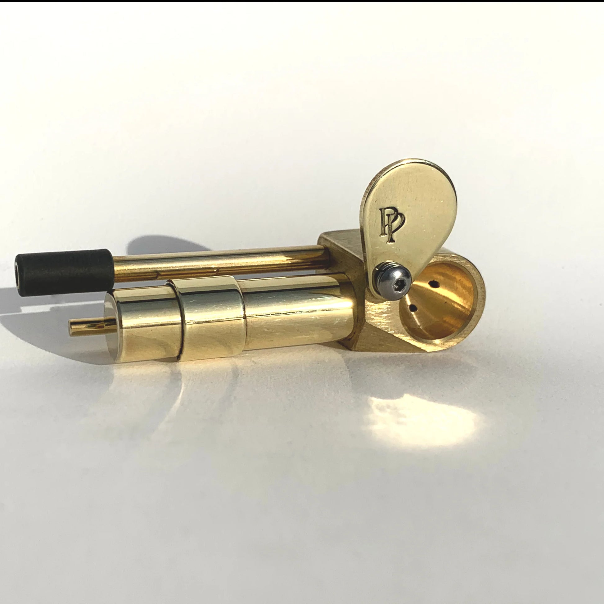 Brass Smoking Deluxe Easy Cleaning Alternative Carburetor Pipe Proto Pipe Stash - Foto 10